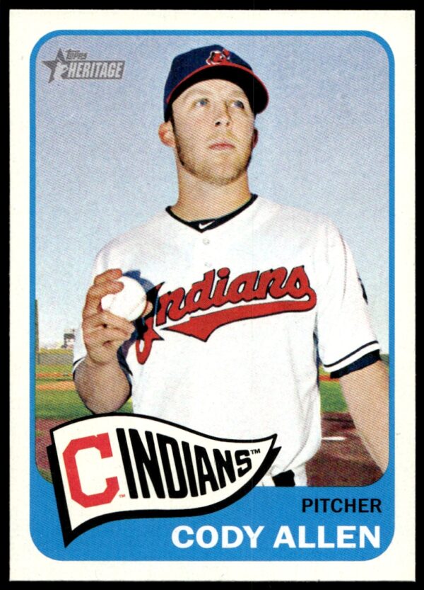 2014 Topps Heritage High Number Cody Allen #H599 (Front)