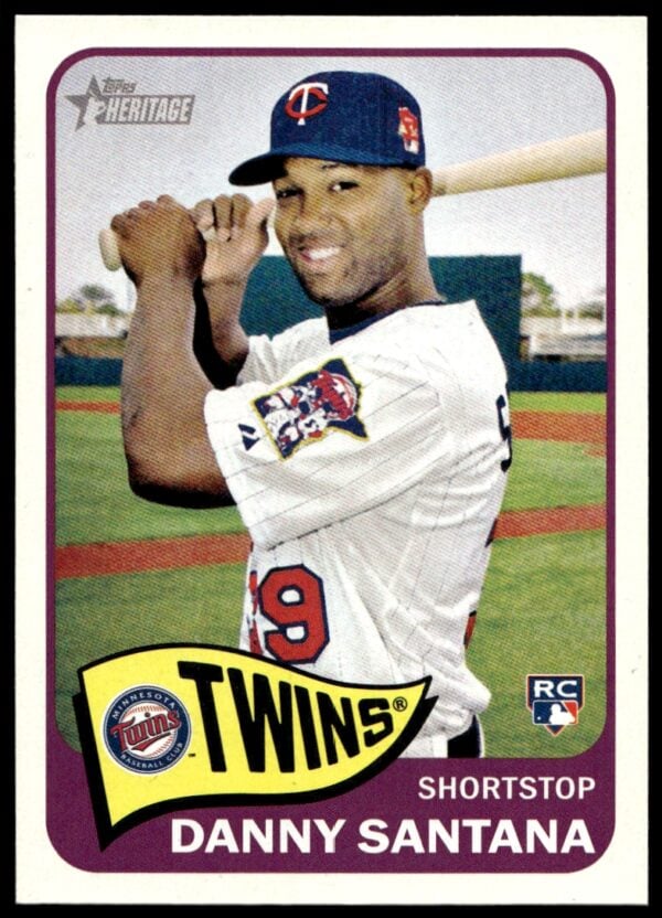 2014 Topps Heritage High Number Danny Santana #H586 (Front)