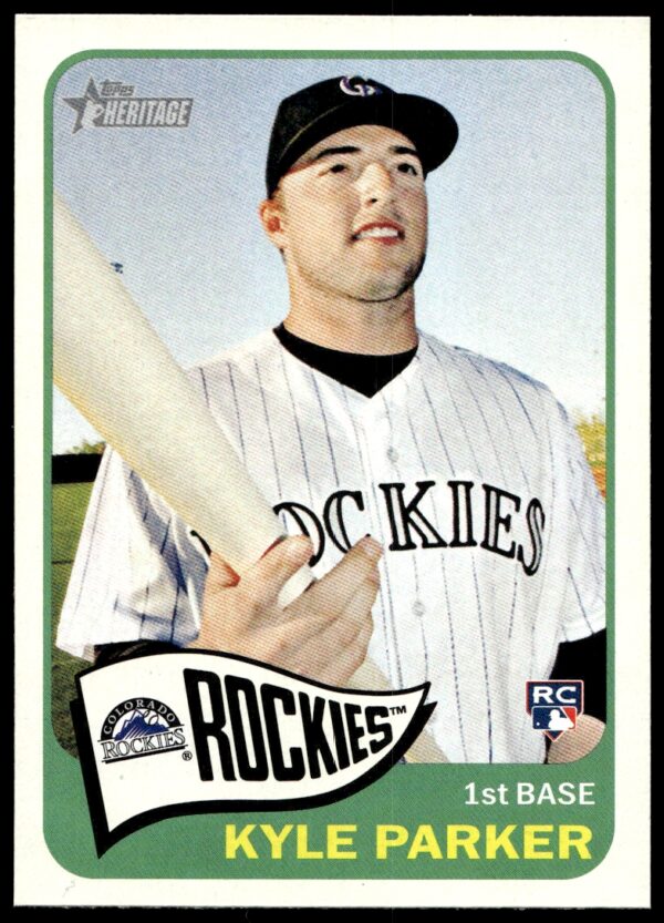 2014 Topps Heritage High Number Kyle Parker #H529 (Front)