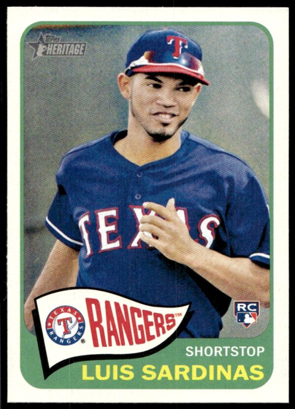 2014 Topps Heritage High Number Luis Sardinas #H528 (Front)