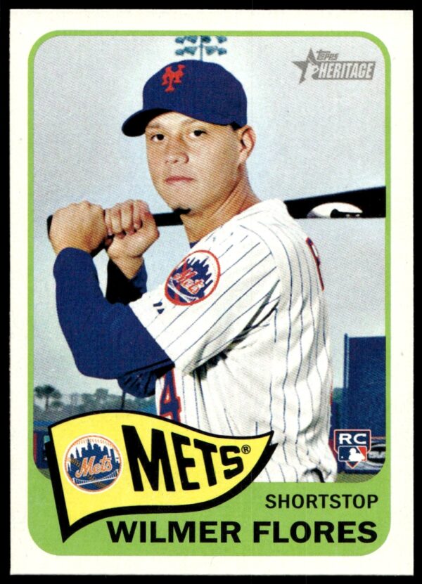 2014 Topps Heritage High Number Wilmer Flores #H578 (Front)