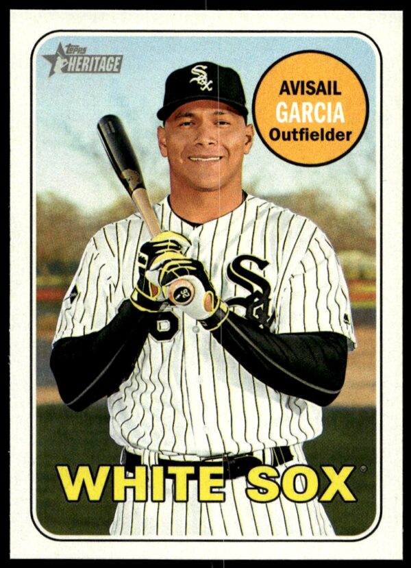 2018 Topps Heritage Avisail Garcia #328 (Front)