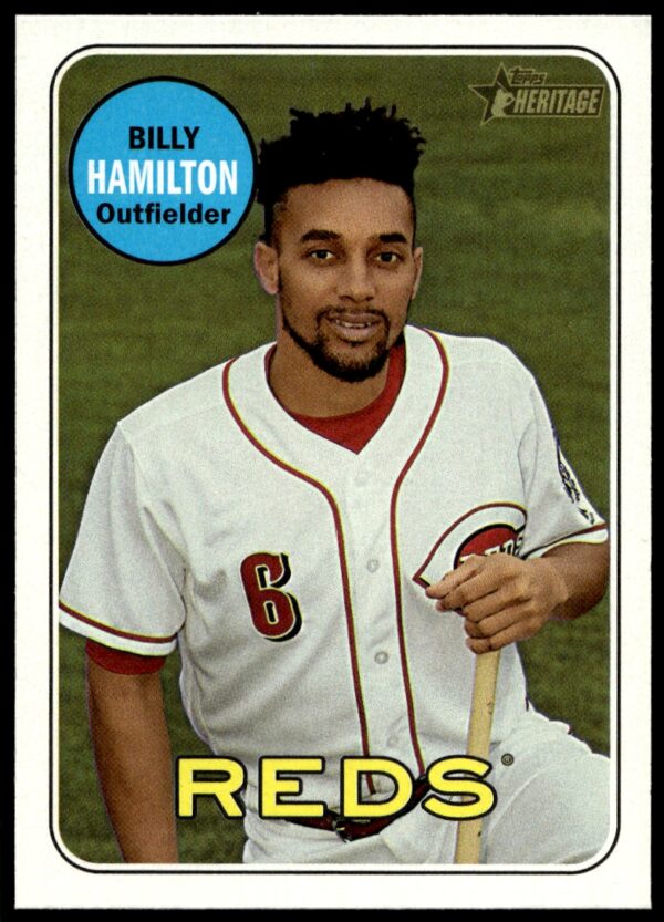 2018 Topps Heritage Billy Hamilton #108 (Front)