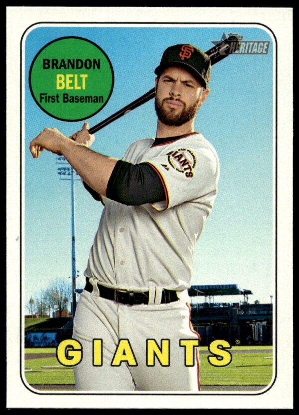 2018 Topps Heritage Brandon Belt #319 (Front)