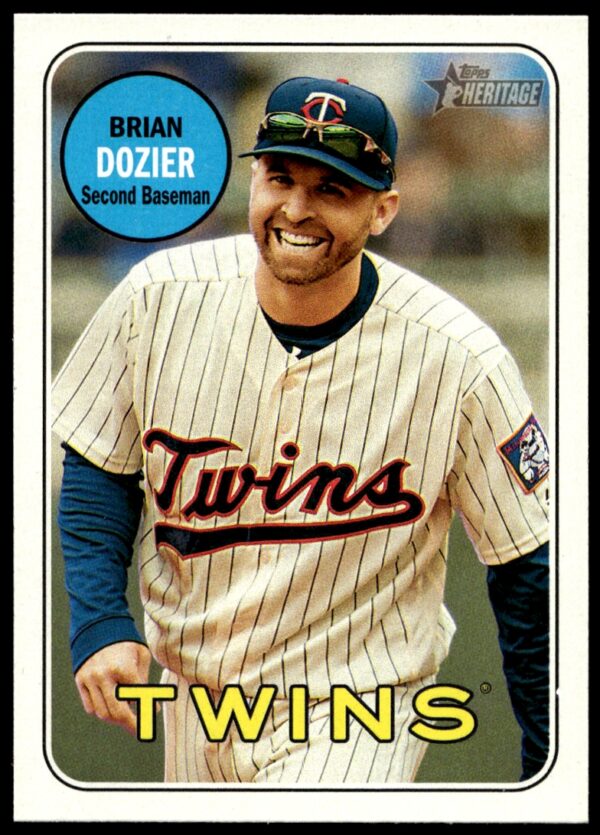 2018 Topps Heritage Brian Dozier #356 (Front)