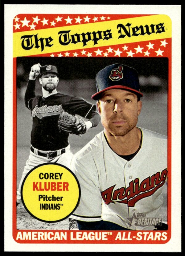 2018 Topps Heritage Corey Kluber #238 (Front)