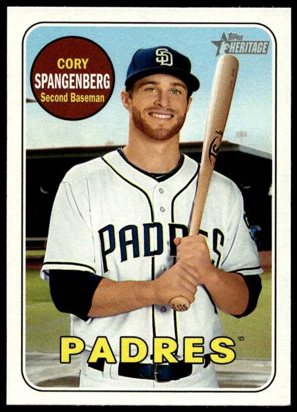 2018 Topps Heritage Cory Spangenberg #281 (Front)