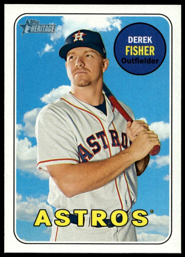 2018 Topps Heritage Derek Fisher #56 (Front)