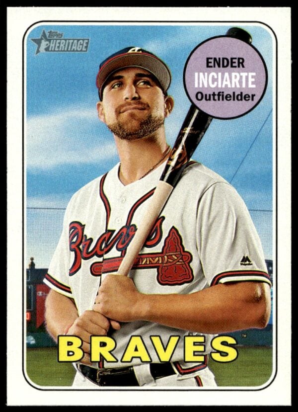 2018 Topps Heritage Ender Inciarte #128 (Front)