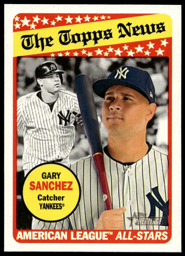 2018 Topps Heritage Gary Sanchez #179 (Front)