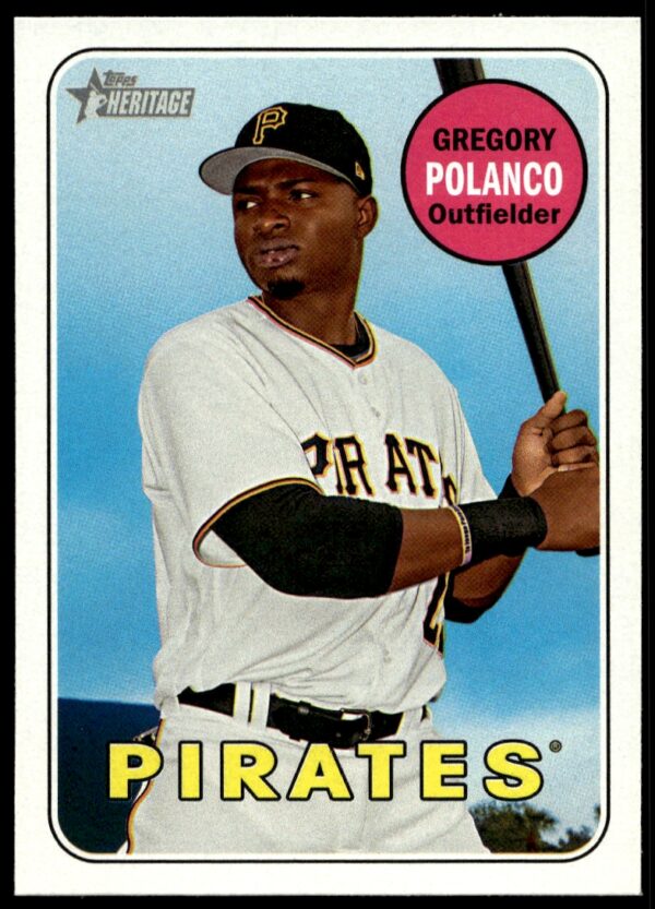 2018 Topps Heritage Gregory Polanco #44 (Front)