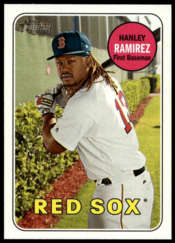 2018 Topps Heritage Hanley Ramirez #146 (Front)