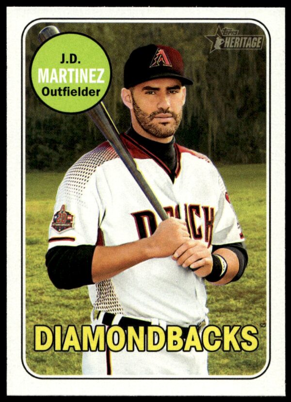 2018 Topps Heritage J.D. Martinez #294 (Front)