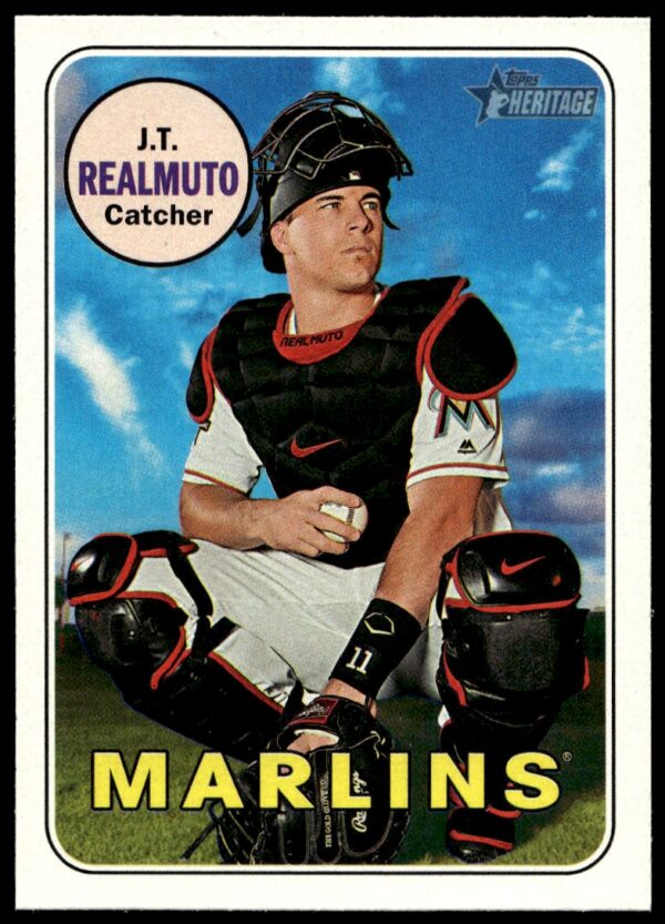 2018 Topps Heritage J.T. Realmuto #388 (Front)