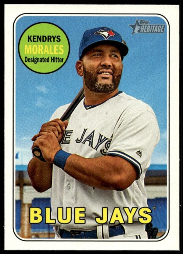 2018 Topps Heritage Kendrys Morales #124 (Front)