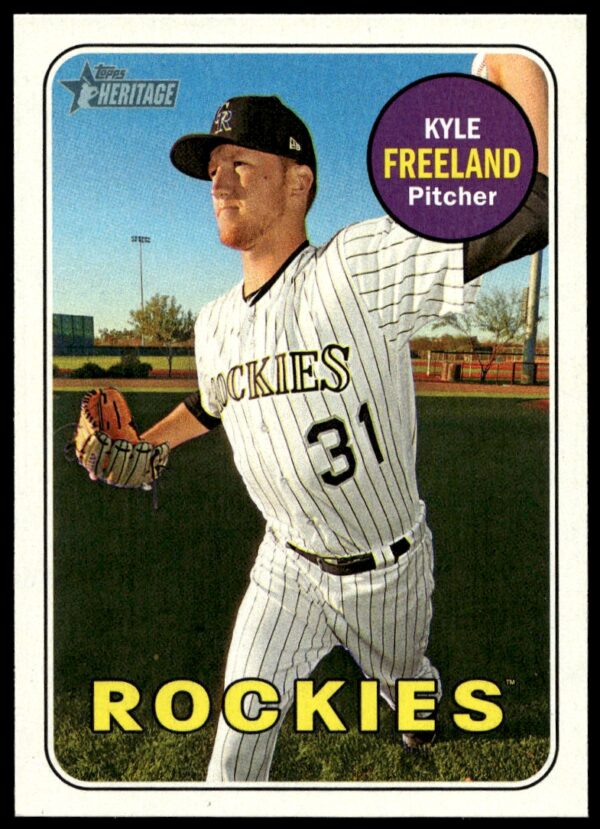 2018 Topps Heritage Kyle Freeland #310 (Front)