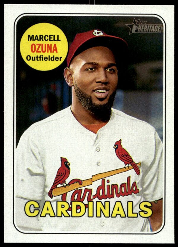 2018 Topps Heritage Marcell Ozuna #170 (Front)