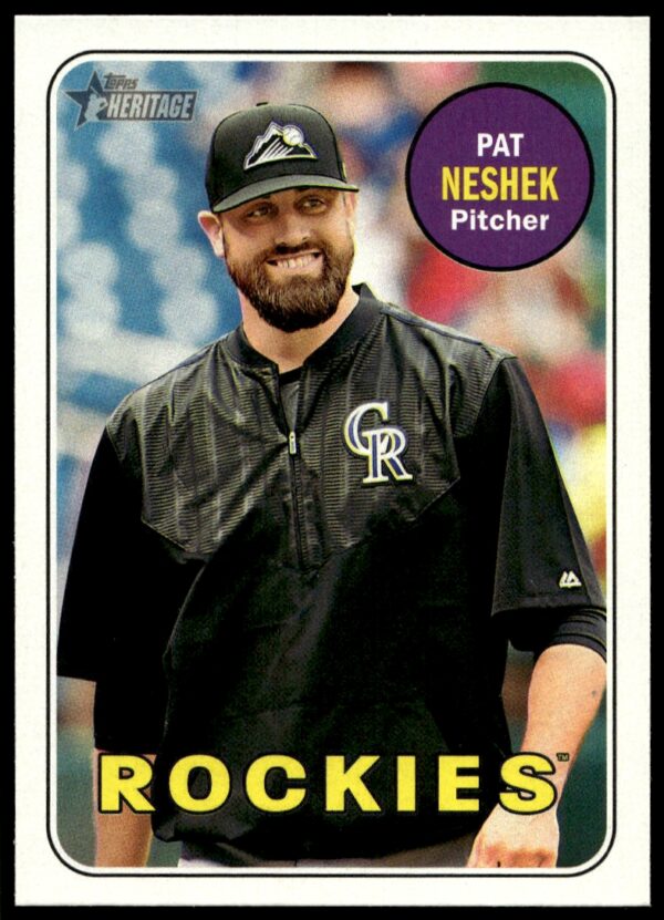 2018 Topps Heritage Pat Neshek #200 (Front)