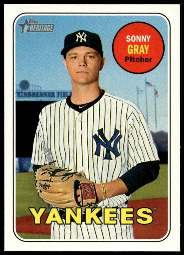 2018 Topps Heritage Sonny Gray #177 (Front)