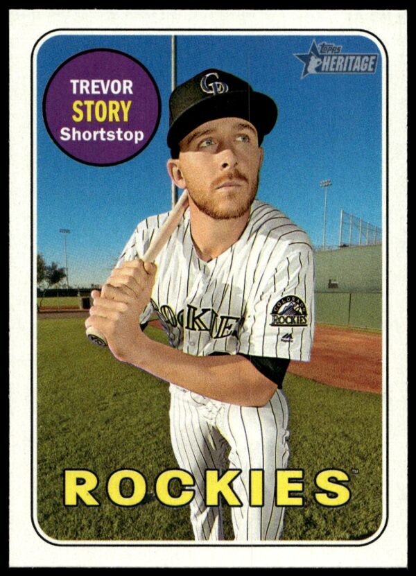 2018 Topps Heritage Trevor Story #276 (Front)