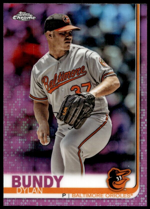 2019 Topps Chrome Dylan Bundy Pink Refractor #5 (Front)