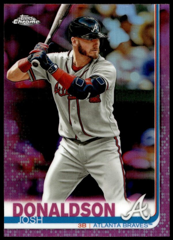 2019 Topps Chrome Josh Donaldson Pink Refractor #85 (Front)