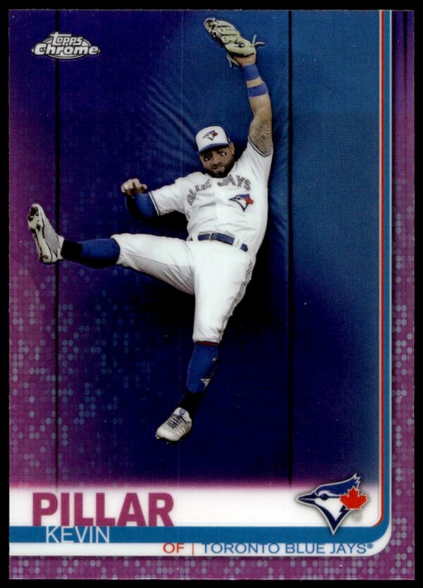 2019 Topps Chrome Kevin Pillar Pink Refractor #137 (Front)