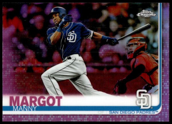 2019 Topps Chrome Manny Margot Pink Refractor #154 (Front)