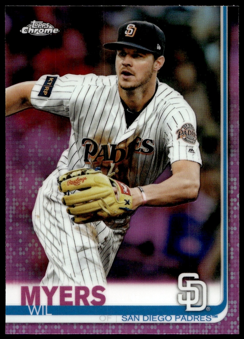 2019 Topps Chrome Wil Myers Pink Refractor #153 (Front)