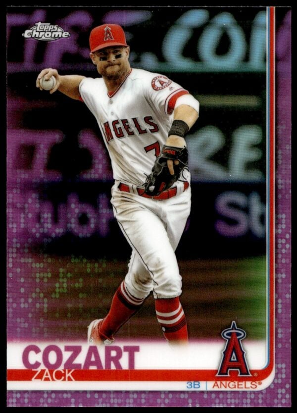 2019 Topps Chrome Zack Cozart Pink Refractor #43 (Front)