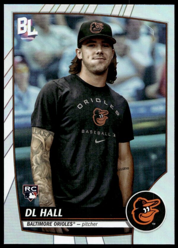 2023 Topps Big League DL Hall Rainbow Foil #207 (Front)