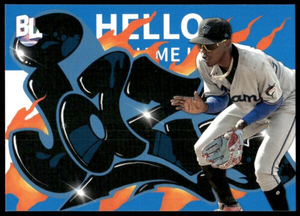 2023 Topps Big League Jazz Chisholm Jr. Roll Call Wildstyle Edition #RC-10 (Front)