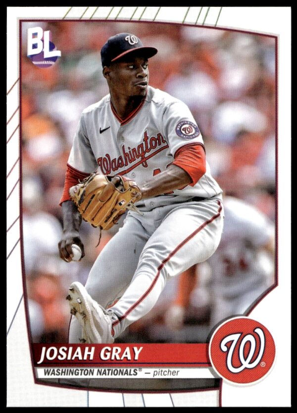 2023 Topps Big League Josiah Gray #124 (Front)