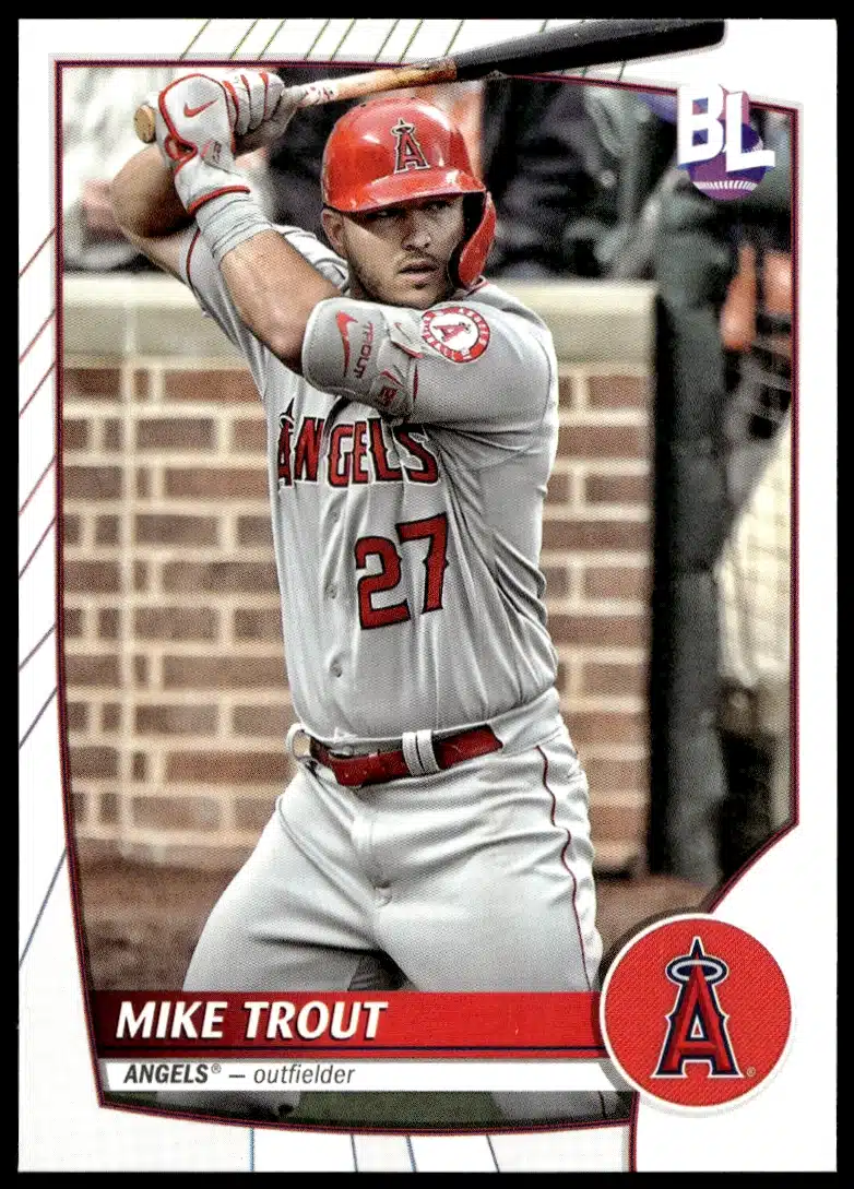 2023 Topps Big League Mike Trout #27 (Front)
