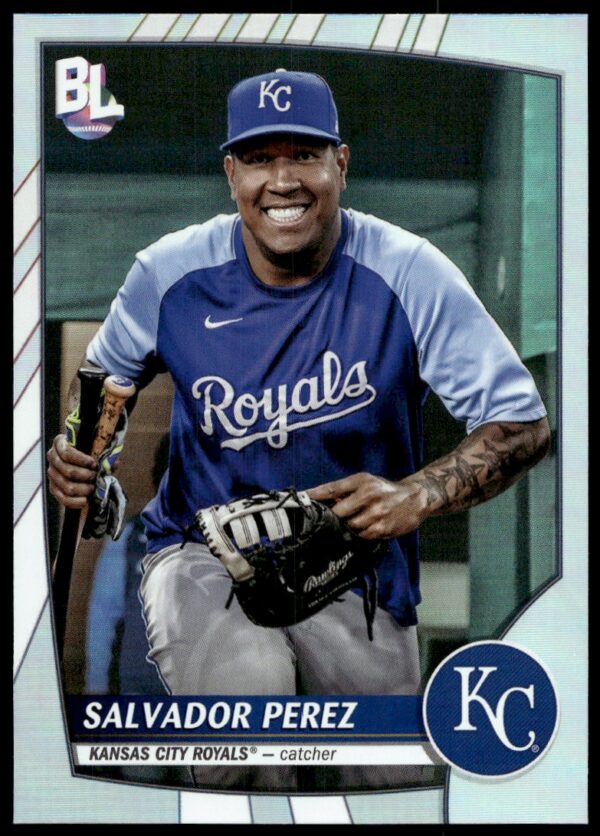 2023 Topps Big League Salvador Perez Rainbow Foil #250 (Front)