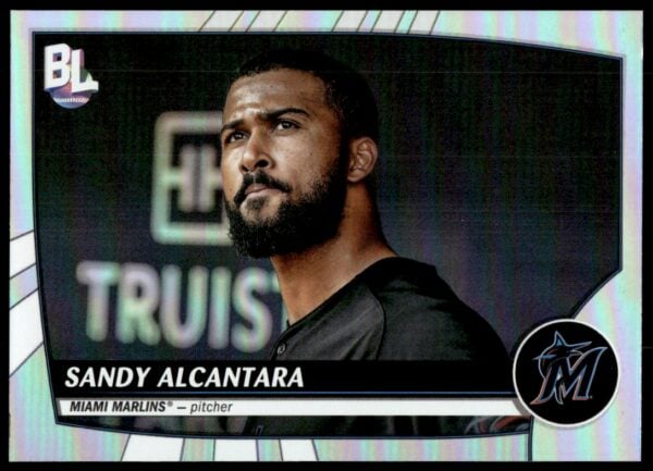 2023 Topps Big League Sandy Alcantara Rainbow Foil #219 (Front)