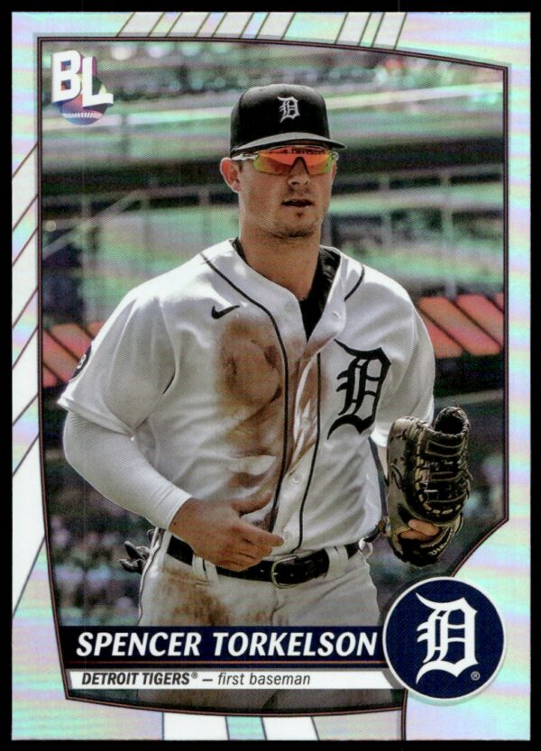 2023 Topps Big League Spencer Torkelson Rainbow Foil #228 (Front)