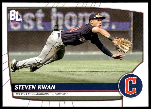 2023 Topps Big League Steven Kwan #32 (Front)