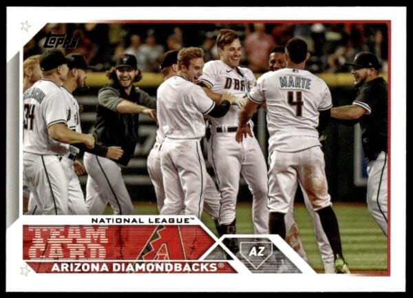 2023 Topps Series 1 Arizona Diamondbacks Team Card #263 (Front)