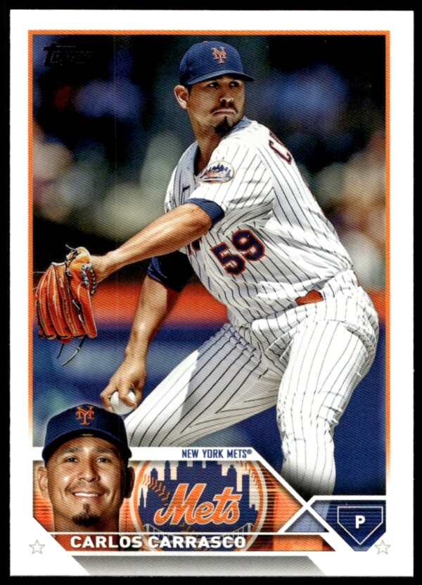 2023 Topps Series 1 Carlos Carrasco #161 (Front)