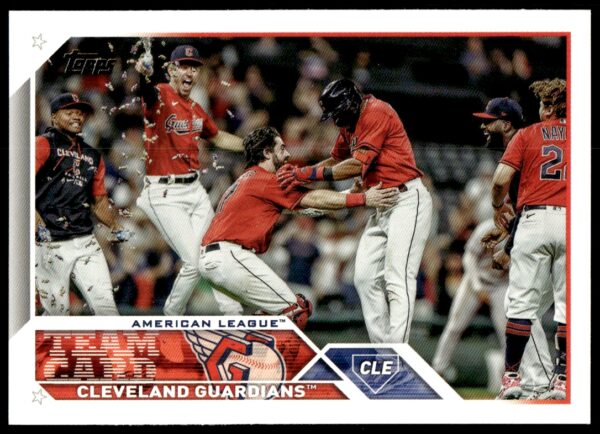 2023 Topps Series 1 Cleveland Guardians Team Card #271 (Front)