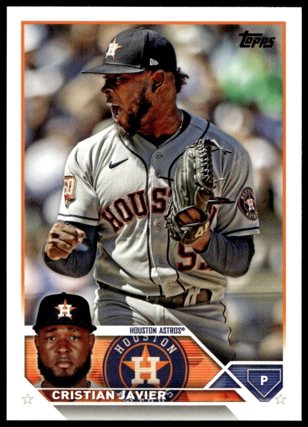 2023 Topps Series 1 Cristian Javier #55 (Front)