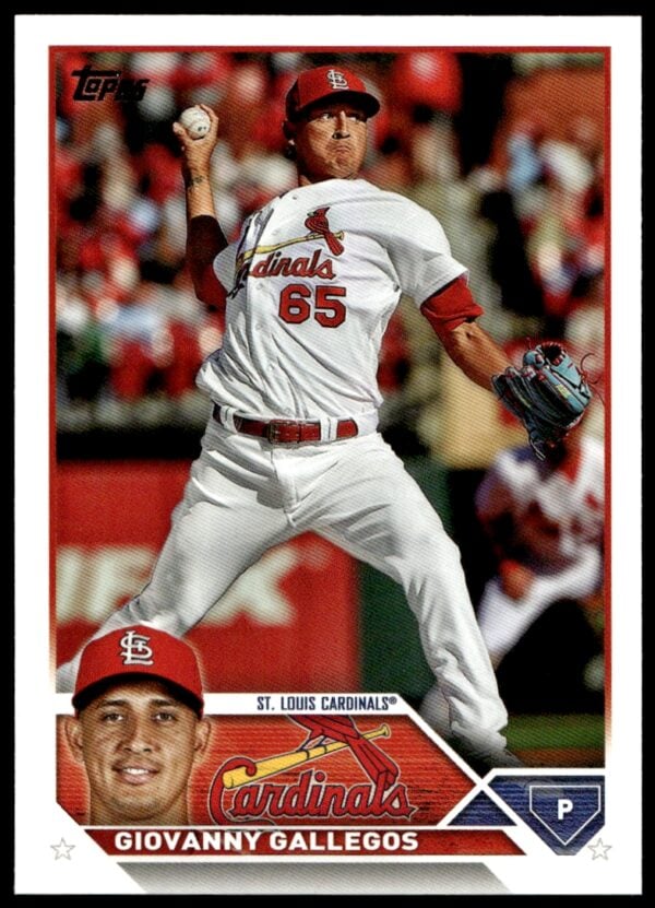 2023 Topps Series 1 Giovanny Gallegos #13 (Front)