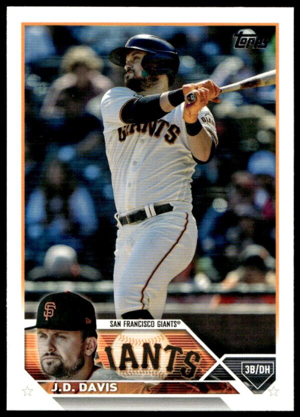 2023 Topps Series 1 J.D. Davis #335 (Front)