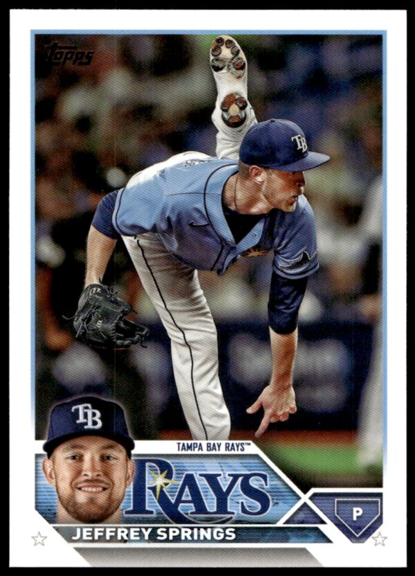 2023 Topps Series 1 Jeffrey Springs #12 (Front)