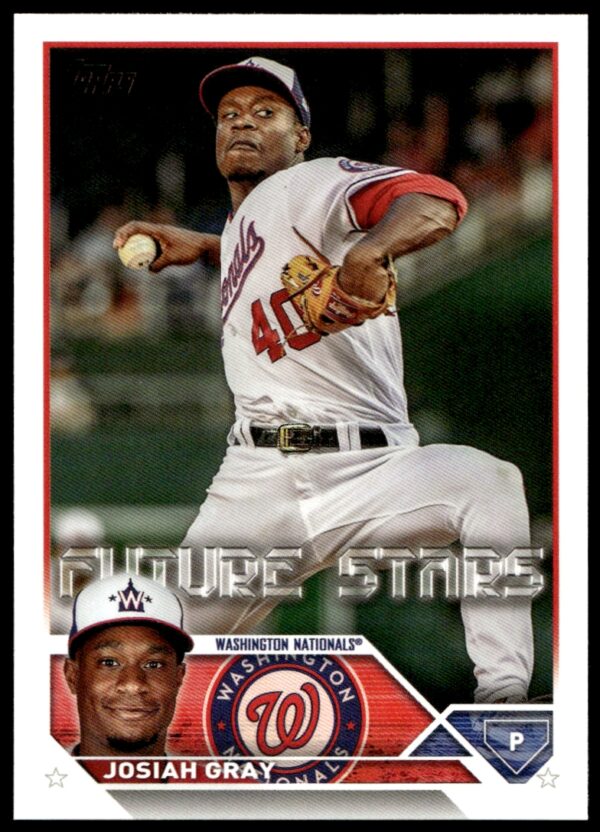 2023 Topps Series 1 Josiah Gray #149 (Front)