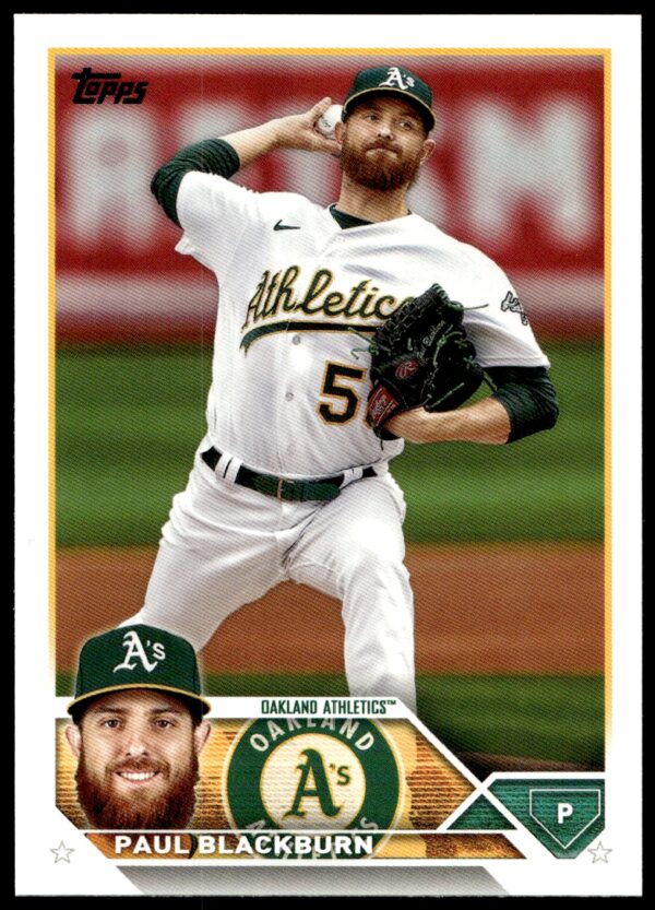 2023 Topps Series 1 Paul Blackburn #6 (Front)