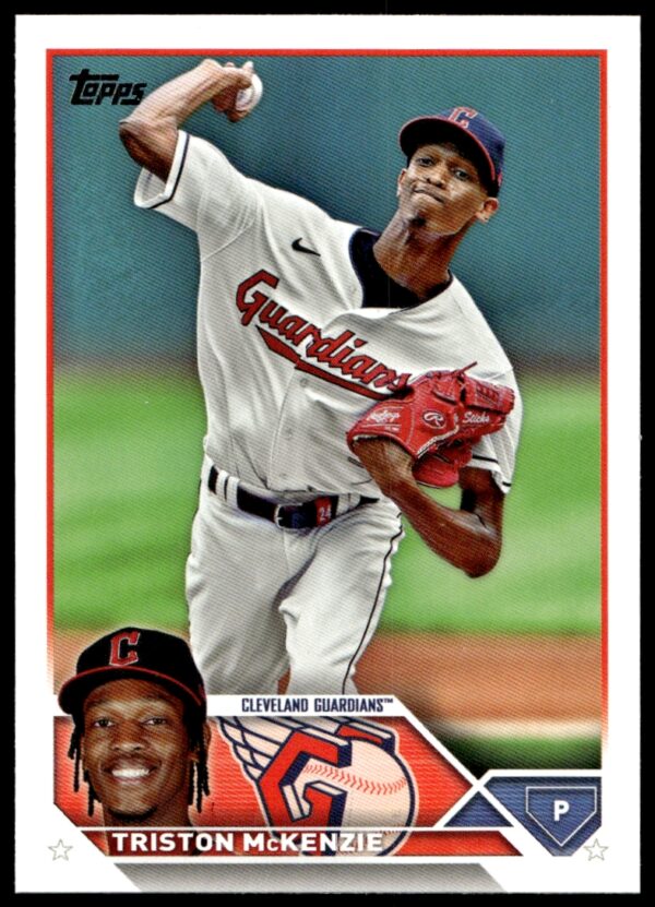 2023 Topps Series 1 Triston McKenzie #65 (Front)