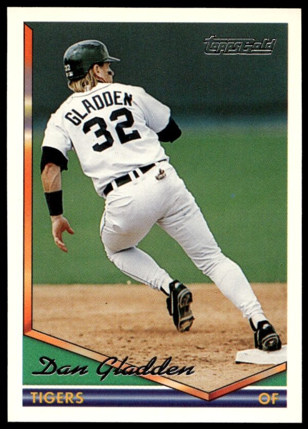 1994 Topps Gold Dan Gladden #342 (Front)