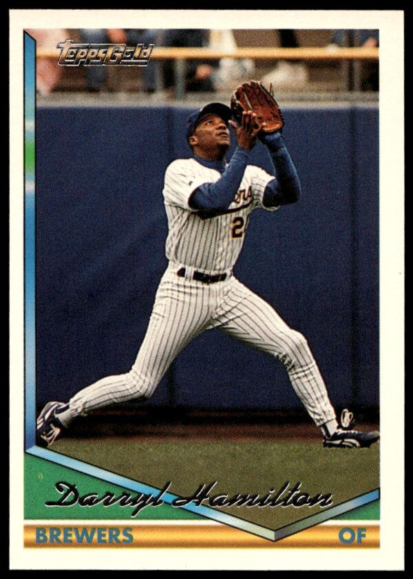 1994 Topps Gold Darryl Hamilton #435 (Front)